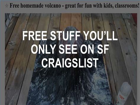 Craigslist sf bay area free - craigslist Materials for sale in SF Bay Area. see also. Granite slab countertop 26"x 63" $170. san jose south Brown Cluster Pendant Light. $1. napa county Africa Diamond Slab on Sale - Tile and Marble Outlet ... Free Dry Redwood Scraps-Kindling. $0. santa cruz co Redwood and Walnut Slabs. $0. Felton Fabric lots ...